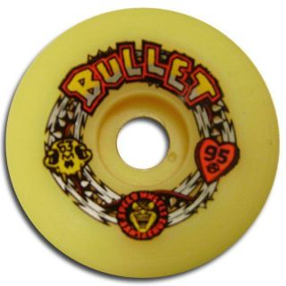 Santa Cruz Bullet Skateboard Wheels 63mm 95A Yellow