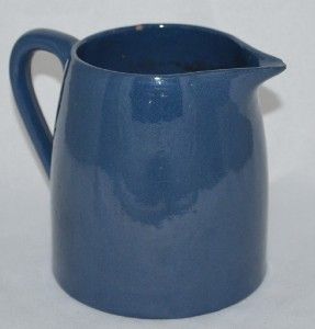 PRP Paul Revere Pottery Blue 4 3 4 Pitcher