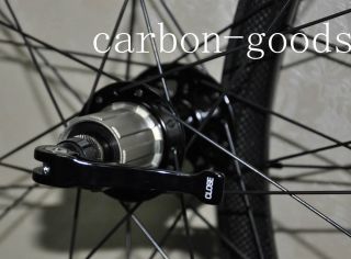 25mm MTB Carbon Clincher Wheels 3K Glossy Finish Mountain Bike 26 MTB