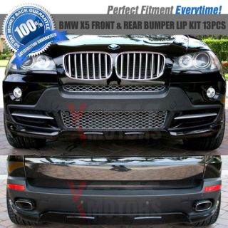 BMW x5 E70 07 10 Polypropylene Full Bumper Body Lip Kit Cover Font