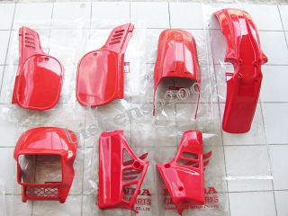 Honda MTX125 MTX 125 Plastic Cover Set Genuine Parts Red