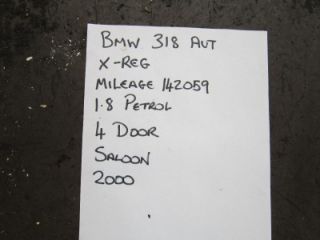 BMW 3 Series E46 318 Auto Speedo Speedometer Clocks 142 K Miles