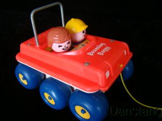 consideration we have a Fisher Price Bouncing Buggy #122 from 1974