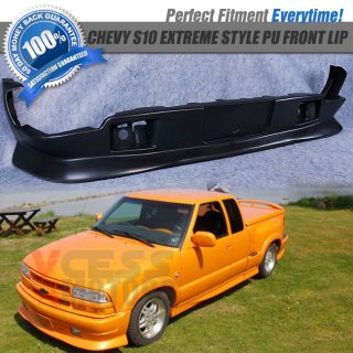 98 04 Chevy S10 Pickup Extreme Style PU Urethane Front Bumper Lip