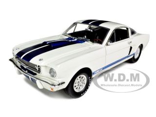 1966 Shelby Mustang GT 350 White w Blue Stripe 1 18 by Shelby