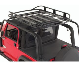 Smittybilt 17185 Jeep Wrangler Rugged Rack Roof Basket 50inx70in 250
