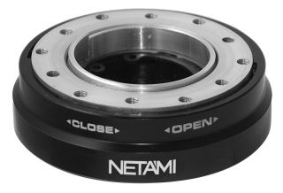 Netami Steering Wheel Thin Version Quick Release Kit Black USA