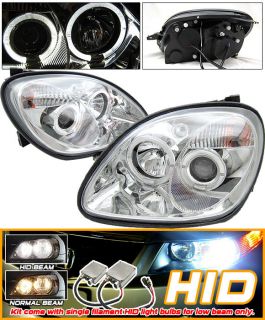 Xenon Fit Benz SLK230 SLK320 R170 Halo Projector Headlights