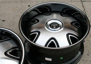 Dub Bandito 20 Black Rims Wheels Nissan Maxima Staggered 20 x 8 5 10