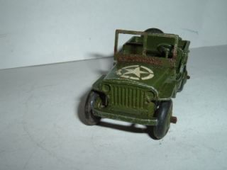 Dinky Toy 153A US Army Jeep Used Vintage See Photos
