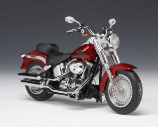 Harley Davidson Fat Boy Diecast Motorcycle 1 12 81053