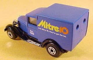 Loose Matchbox Blue Model A Ford Van MB38 E158
