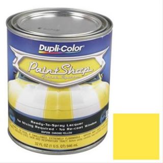 Dupli Color Paint Paint Shop Finish Lacquer Gloss Chrome Yellow 1 Qt