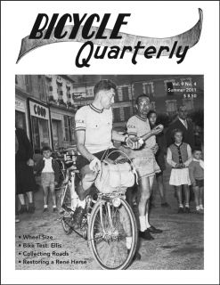 Vintage Bicycle Quarterly Vol 8 9 Herse Singer Bilenky Ellis 650B