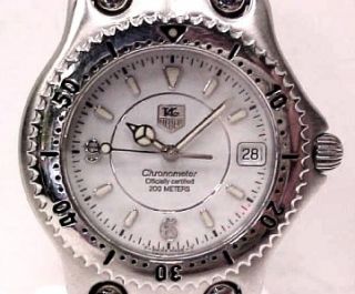 Tag Heuer Swiss Chronometer 200 Meters Steel Watch Men