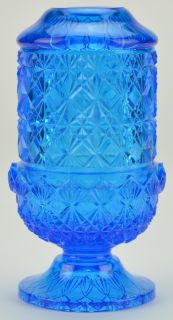 Blue Art Glass Fairy Lamp Tealight Holder Light 6 Decorative Home