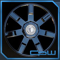  Black 24 inch OEM Style Wheels Rims for Cadillac Escalade GMC Yukon