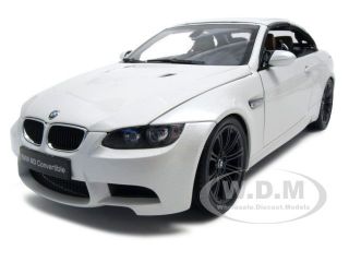 2010 2011 BMW M3 E93 Convertible White 1 18 Kyosho