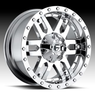 Four (4) Brand New Chrome Fuel Off Road Mojave D506 20x9 Wheels