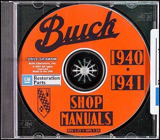 1940 1941 Buick CD Shop Repair Manual 40 41