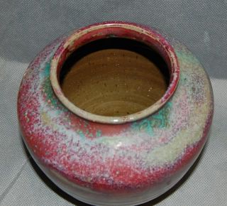 American Art Pottery Jugtown Chinese Blue Vase Ben Owen