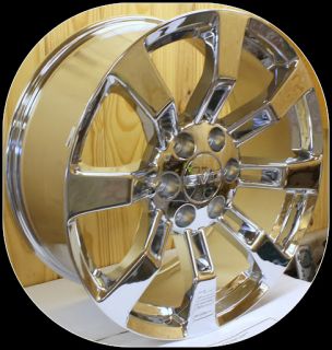Chrome Escalade Wheels for GMC Sierra Denali Yukon 20 in Rims