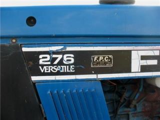 1990 Versatile Ford 276 Articulate Steering Hydrostatic Bidirectional