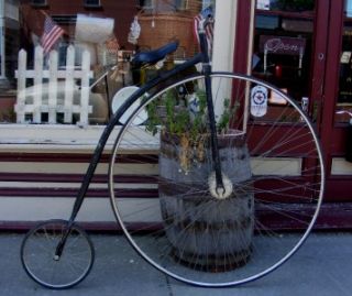 Farthing Large High Wheel 47 Rim 59 Tall Bicycle Troxel Seat