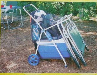 This photo shows the standard Wonder Wheeler with smaller wheels and a
