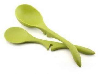 Rachael Ray Green 2 Piece Lazy Spoon Ladle Tool Set New