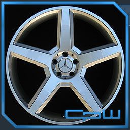 22 inch Wheels Rims Mercedes Benz W221 S550 S600 Concave AMG Style