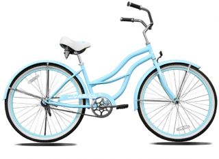 New 26 Beach Cruiser Bicycle Lady Light Blue