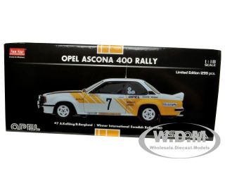 DESCRIPTIONS Brand new 118 scale diecast model of Opel Ascona 400 #7