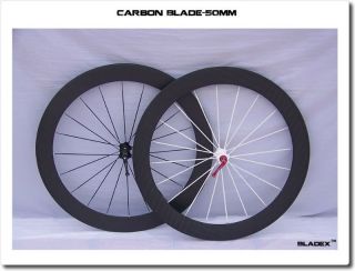 50mm Clincher Full Carbon Wheels Wheel Set for Road Bike 