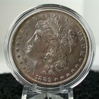 1883 O Morgan Silver Dollar UNC Lightly Toned