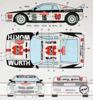 Up for offer is this hard to get Studio 27 WURTH SAN REMO 1983 decal