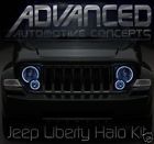 2008 Jeep Liberty Headlight 8K hid HALOs KIT Demon Eyes