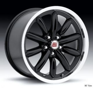 20 Black Shelby Wheels Rims 05 08 Mustang 07 08 GT500