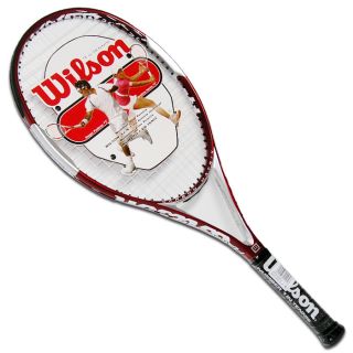 Wilson HAMMER 6 H6 Racket Tennisschläger rot silbe 2 L2