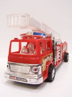 XL Feuerwehrauto US Feuerwehr 25 cm drehbare Leiter NEU