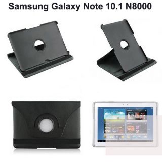 Samsung Galaxy note 10 1 N8000 N8010 Leder Tasche Case Etui Rotierbar