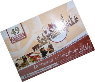 Schlemmerblock Dortmund Restaurant Gutschein Heft 2011