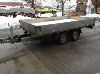 2000KG Anhänger   Aluminium Hochlader   TÜV 2014