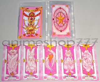 Two Sets 52&55 Card Captor Sakura Clow Cards Cosplay 