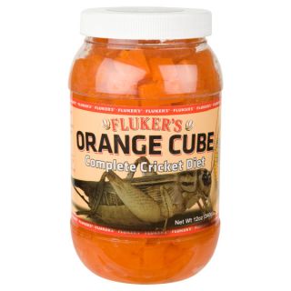Fluker's Orange Cube Complete Cricket Diet   Food   Reptile