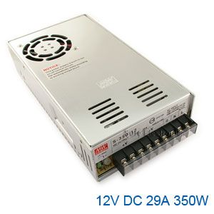 MW 12V DC 29A 350W Meanwell Power Supply S 350 12