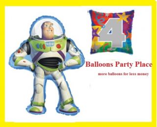 TOY STORY BUZZ 1ST 2nd 3rd 4th birthday party balloons decoration