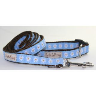 Lola & Foxy Nylon Dog Collars   Blue Dasies   Collars   Collars, Harnesses & Leashes