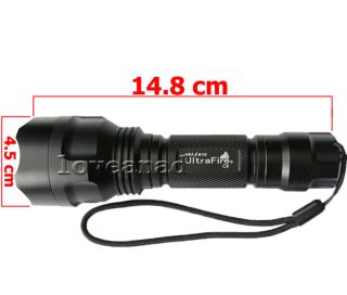 500LM CREE Q5 LED 5 Mode Flashlight Torch T6 Power 300M