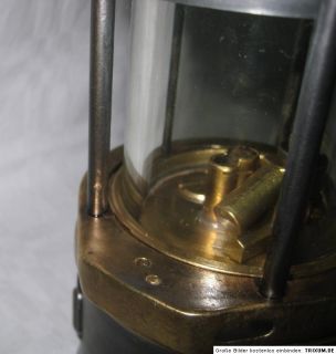 BRASS MINERS SAFETY LAMP OLD MINERS LAMPS WETTERLAMPE GRUBENLAMPE